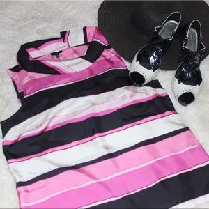 Striped Sleeveless Talbots Shirt